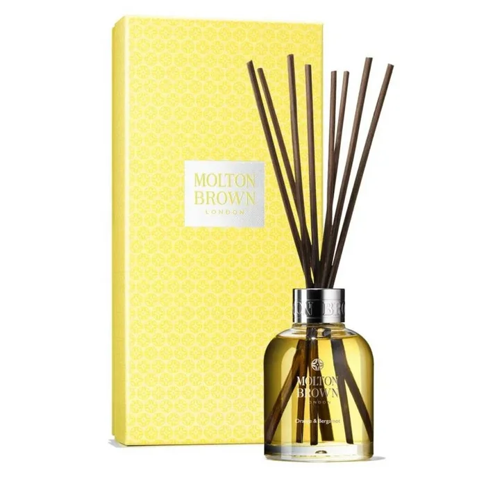 Molton Brown Orange & Bergamot difusor de aroma Botella de fragancia Marrón, Transparente, Amarillo
