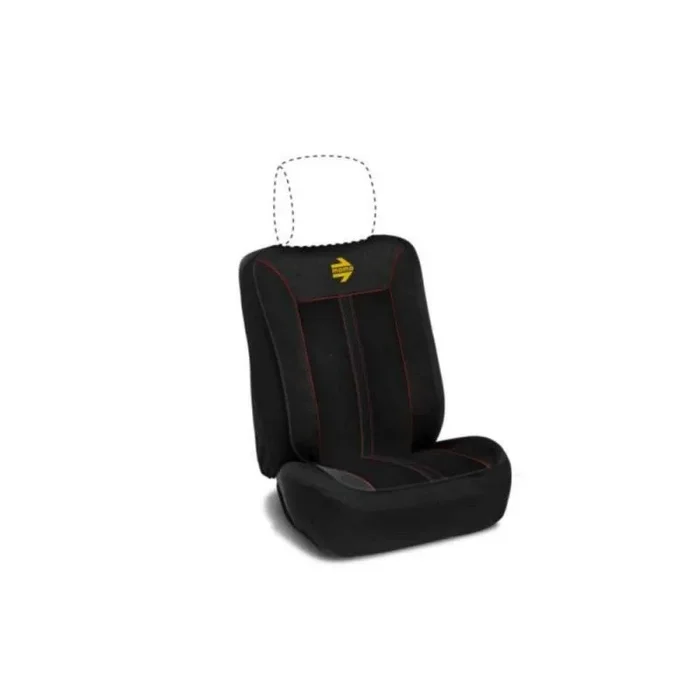 MOMO Respaldo DE Asiento Estilo Negro/Rojo