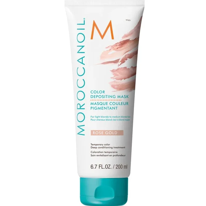 Moroccanoil, color depositing, hair colouring cream mask, for nourishing, rose gold, 200 ml