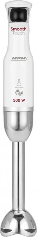 MPM MBL-18/C Batidora de Mano, Pie Desmontable, Cuchillas de Acero Inoxidable, Libre de BPA, 200 W, Negro
