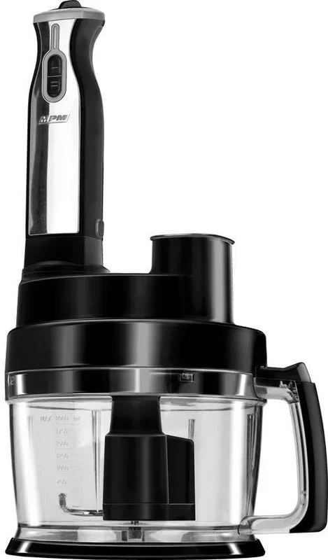 MPM MRK-17 Procesador de Alimentos Multifuncional, Amasadora, Batidora, para Frutas y Verduras, Corta Patatas, Picadora, Apto para Lavavajillas, 800W