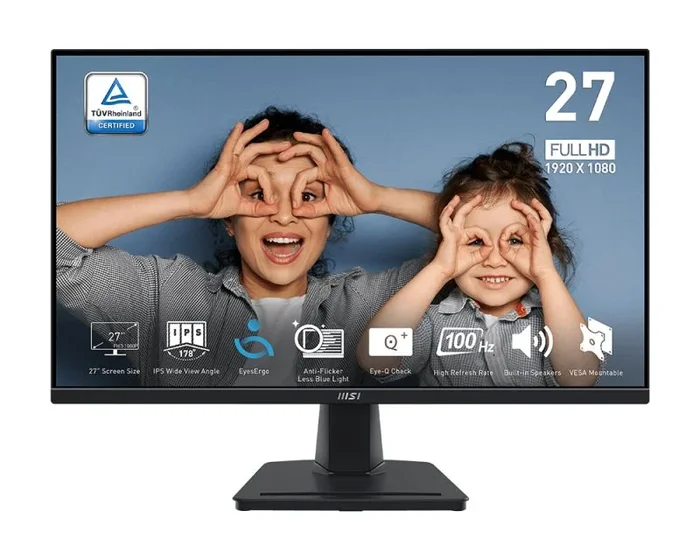 MSI Pro MP275QDE pantalla para PC 68,6 cm (27″) 2560 x 1440 Pixeles Wide Quad HD LCD Negro