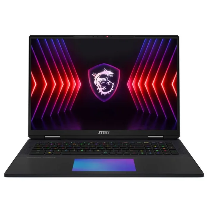 MSI Titan 18 HX A14VIG-216PT Intel® Core™ i9 i9-14900HX Portátil 45,7 cm (18″) UHD+ 64 GB DDR5-SDRAM 2 TB SSD NVIDIA GeForce RTX 4090 Wi-Fi 7 (802.11be) Windows 11 Home Negro