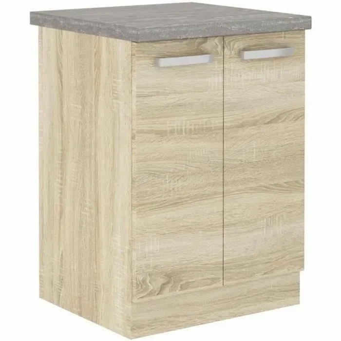 Mueble auxiliar sonoma roble 60 x 51,6 x 85 cm