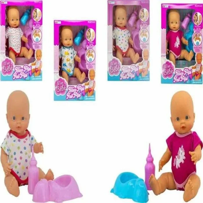 Muñeco bebé con accesorios 200 plástico pvc (40 cm)