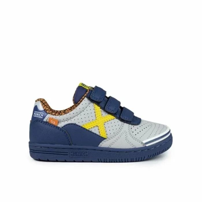 MUNICH – Munich G-3 Kid Vco Profit para: JUNIOR color: Gris/Azul/Amar talla: 30