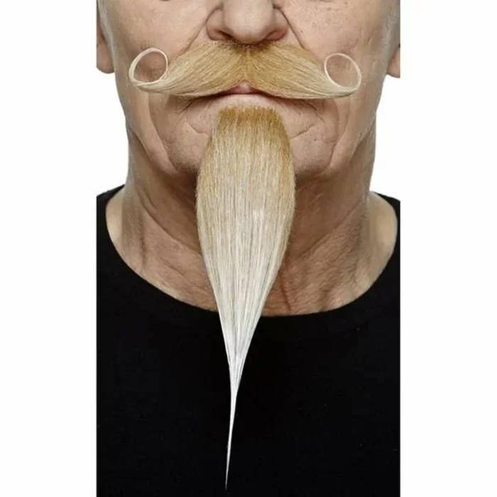 Mustaches Bigote y Perilla Rubio Profesional 026-LC