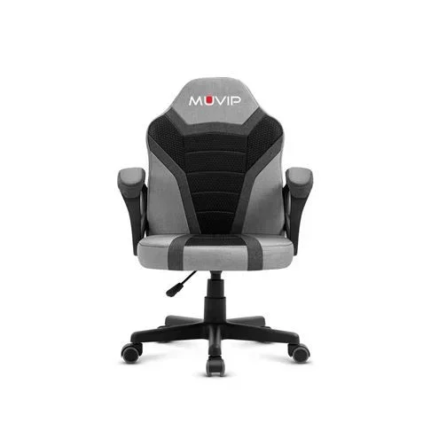 Muvip gm1500 silla gaming – reposabrazos con almohadilla – atura regulable – piston clase 2 – color gris/negro