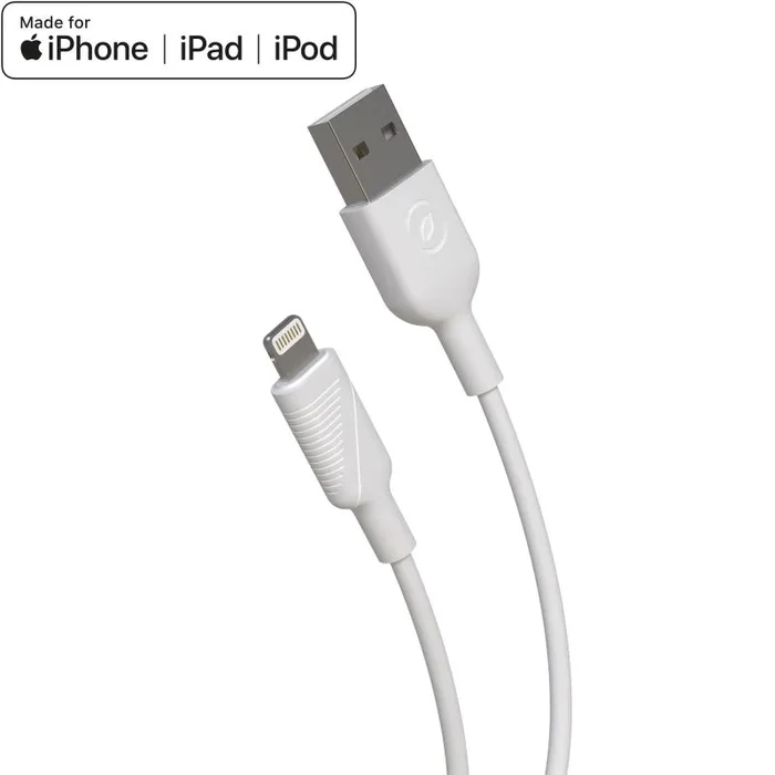 Muvit MCUSC0001 cable de conector Lightning 1,2 m Blanco
