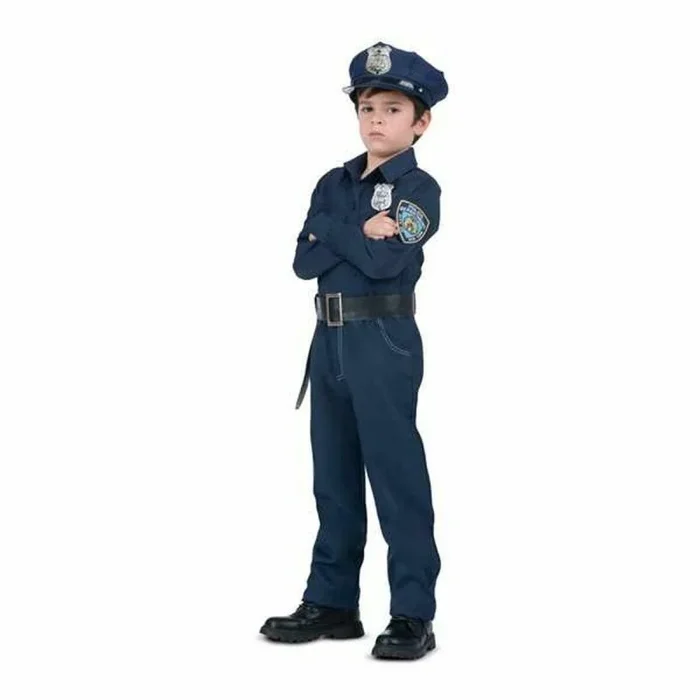 My Other Me ME FUN COMPANY, S.L. Disfraz Policía 10-12 Y (Gorra, Camisa, pantalón y cinturón con pistolera)