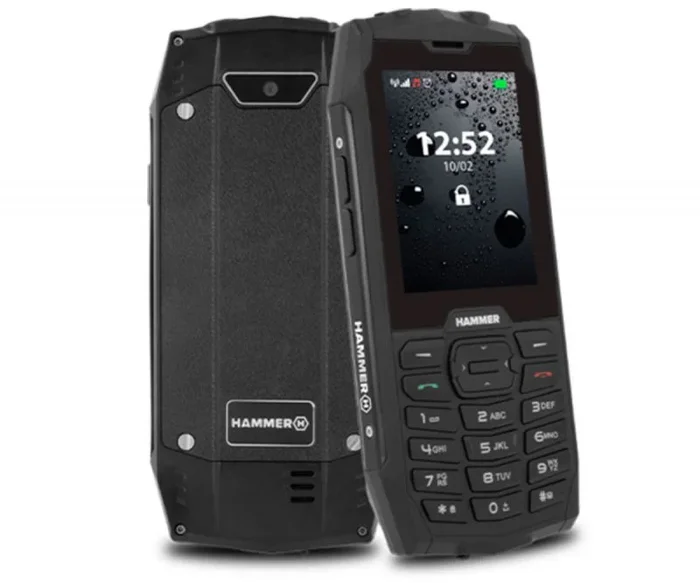 Myphone hammer 4 negro móvil resistente ip68 dual sim 2.8» tft cámara bluetooth radio fm