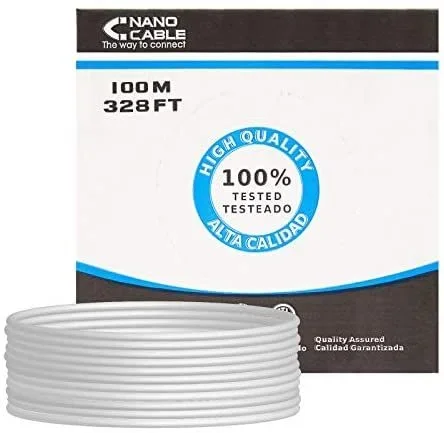 Nanocable CABLE RED RJ45 CAT.5E FTP RIGIDO AWG24, 100 M