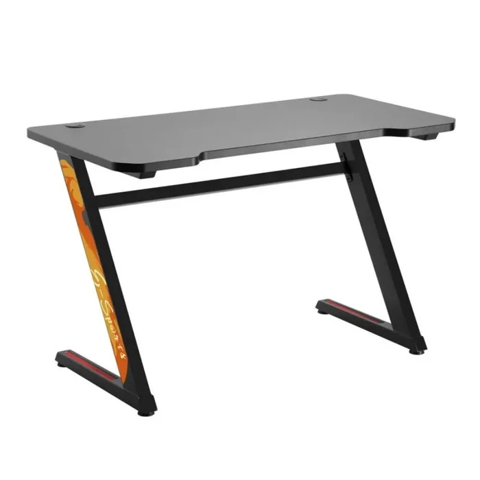 NanoRS RS120 Gaming Computer Desk Modern Design Light and Stable (50kg MAX Load) Black & Orange
