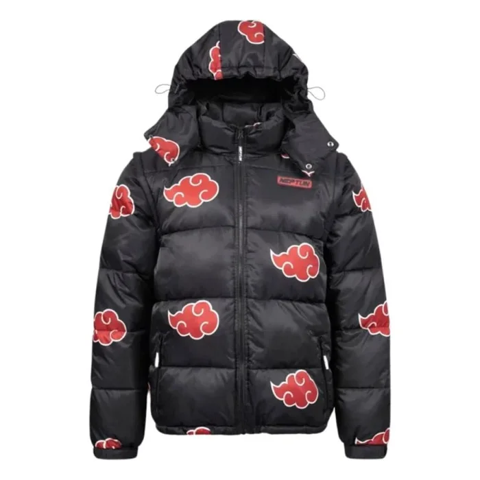 Naruto chaqueta acolchada blanca talla xl