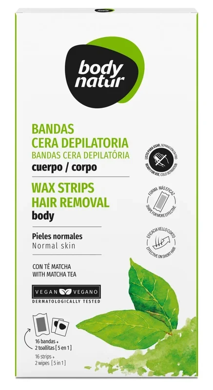 Natur Depil B Natur Bandas 16/U Corp Normal 3 Unidad 100 ml