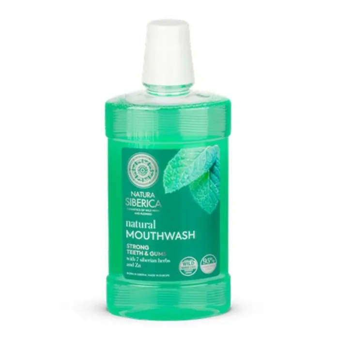 Natura Siberica Natural Mouthwash for Strong Teeth & Gomas, 520 ml