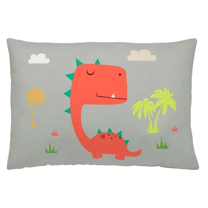 NATURALS Funda de cojín Reversible Dino 50×30 cm