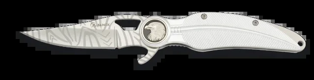 Navaja Albainox Pluma. Plata. H: 8.5