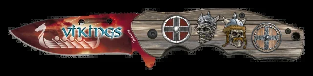 Navaja Albainox Vikinga Con Clip.