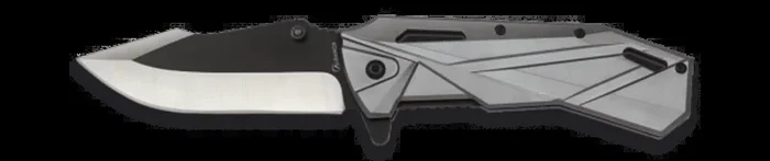 Navaja Martinez Albainox con Mango de Aluminio de Acero Inox de 9.5 cm, con apertura FOS. Incluye Clio, en caja a color