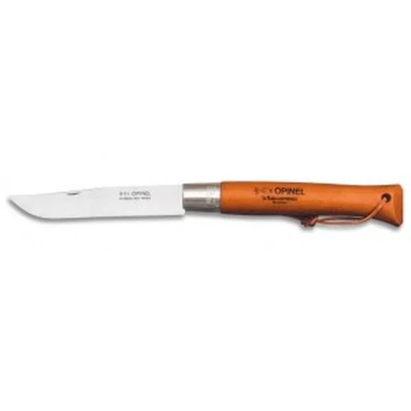 Navaja Opinel Nº 13 con Mango de Madera Virola Aluminio y Hoja de Acero Inox de 22 cm, Sistema Virolock en caja a color 06048