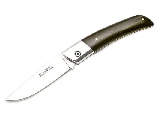 Navaja Virola Aluminio Y Cachas Madera Granadillo