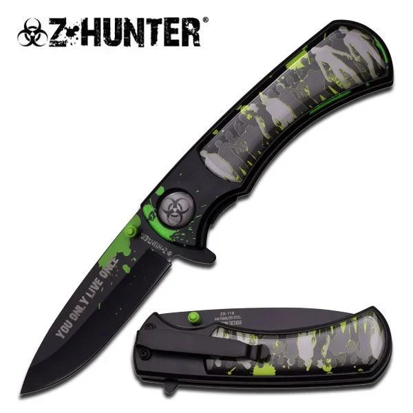 Navaja Z-Hunter ZB-118BK Con Apertura .