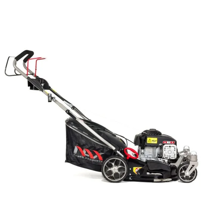 NAX Power 1000S cortadora de césped Cortacésped de empuje a gasolina Gasolina Negro, Gris