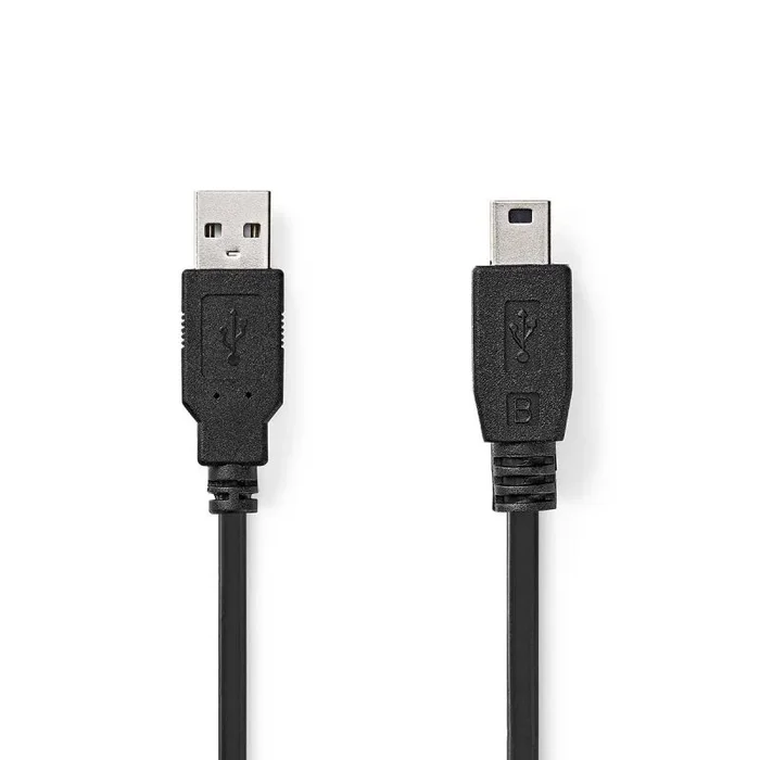 Nedis CCGB60300BK20 cable USB 2 m USB 2.0 USB A Negro