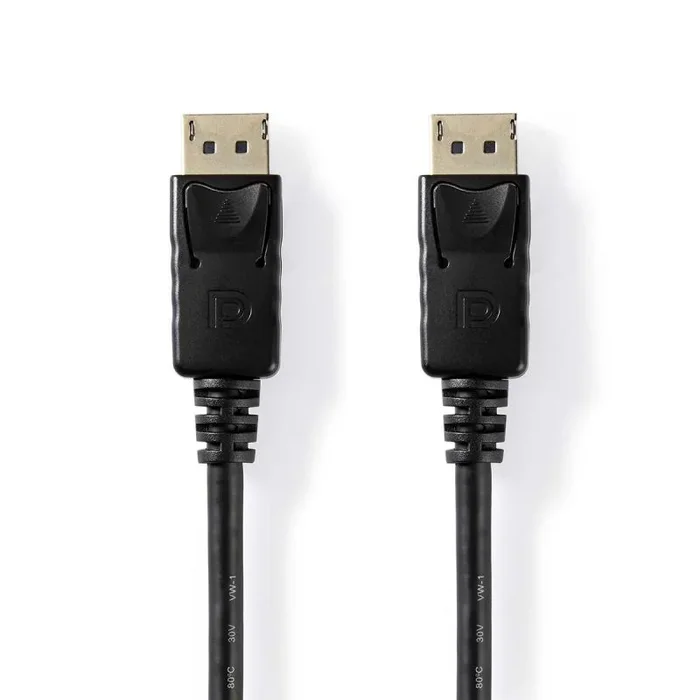 Nedis CCGL37011BK20 cable DisplayPort 2 m Negro