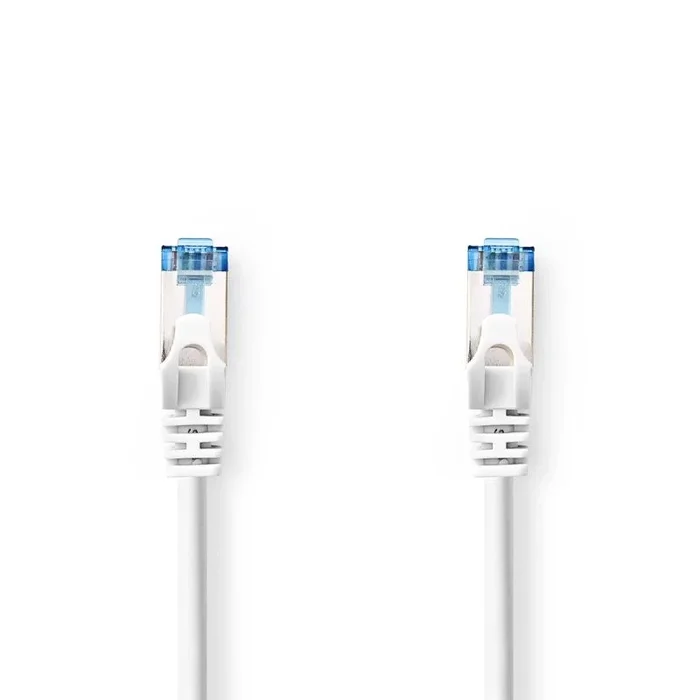 Nedis CCGL85330WT05 cable de red Blanco 0,5 m Cat6a S/FTP (S-STP)