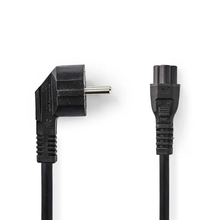 Nedis CEGB10100BK20 cable de transmisión Negro 2 m C5 acoplador
