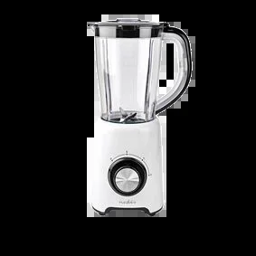 Nedis KABL300CWT licuadora 1,5 L Batidora de vaso 800 W Negro, Blanco