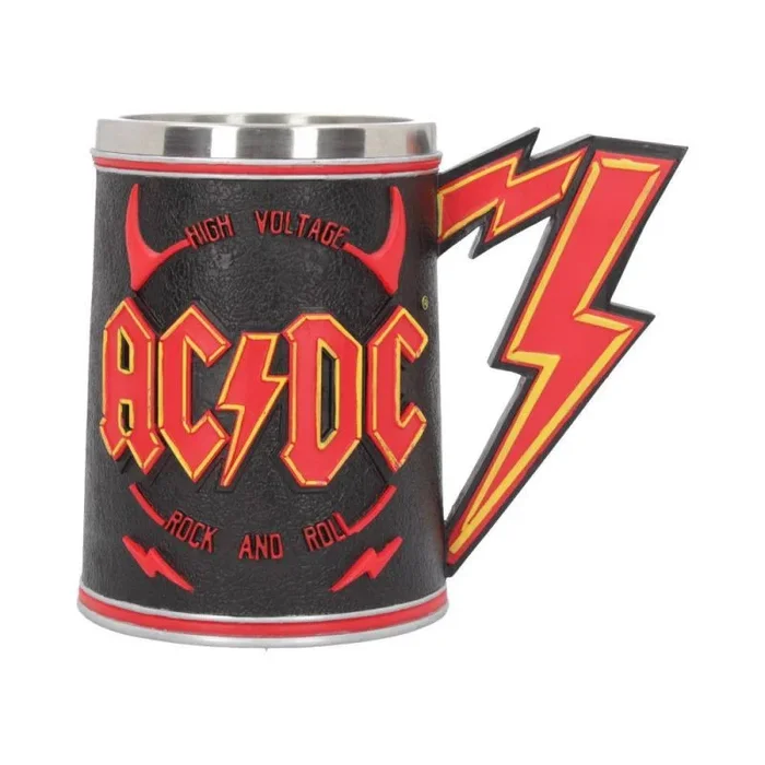 Nemesis Now ACDC Tankard Negro, 14.5cm