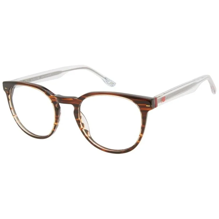 New Balance NB4143 C03 50 – Gafas unisex, Cuerno marrón pelado, 50 EU