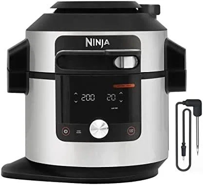 Ninja OL750EU olla multi-cocción 7,5 L 1760 W Negro, Acero inoxidable