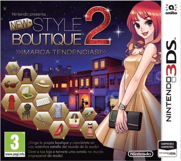 Nintendo New Style Boutique 2: Marca Tendencias, 3DS Estándar Nintendo 3DS