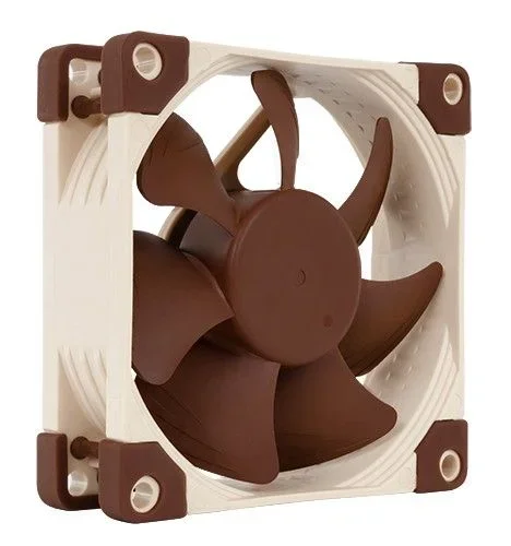 Noctua NF-A8 ULN sistema de refrigeración para ordenador Carcasa del ordenador Ventilador 8 cm Beige, Marrón
