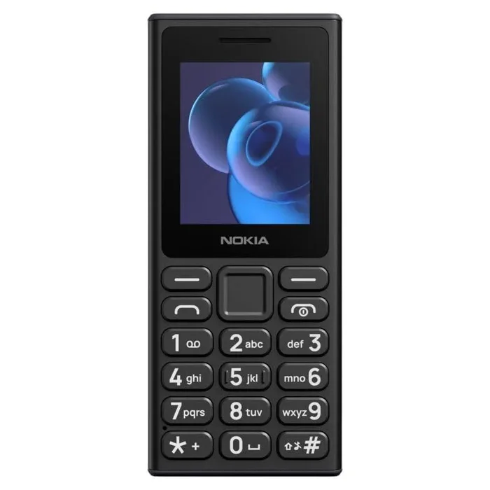Nokia 110 2024: pantalla de 2 pulgadas, batería de 1000 mAh, cámara con flash utilizable también como linterna, 4 MB RAM, memoria 4 MB ampliable hasta 32 GB, Dual SIM, radio FM, MP3, USB Type-C, IP54