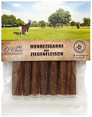 O´Canis – Masticable de carne de cabra, 14 cm, sin cereales para perros