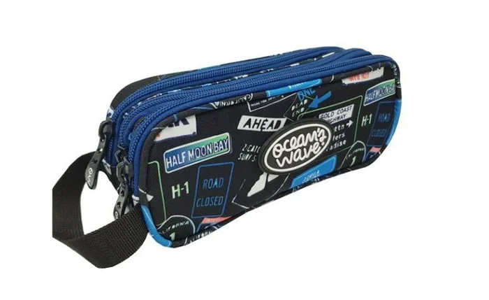 Ocw estuche 2 cremalleras paradise