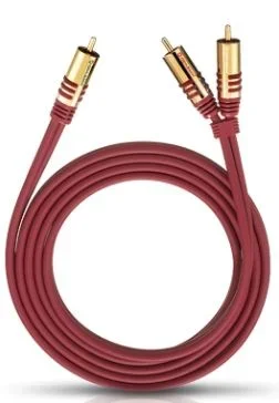 OEHLBACH 20563 cable de audio 3 m RCA 2 x RCA Rojo
