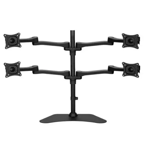Oem – soporte de pie de mesa para 4 pantallas – 24″ – vesa 100