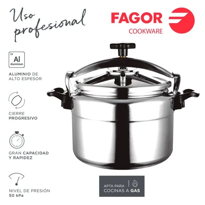 Olla rápida chef extremen 15 l fagor ø30,5×22,5cm