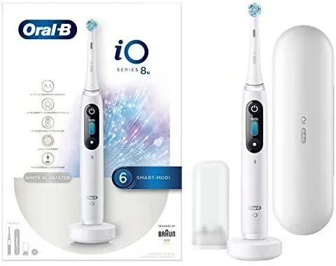 Oral-B iO Series 8N Adulto Cepillo dental vibratorio Blanco