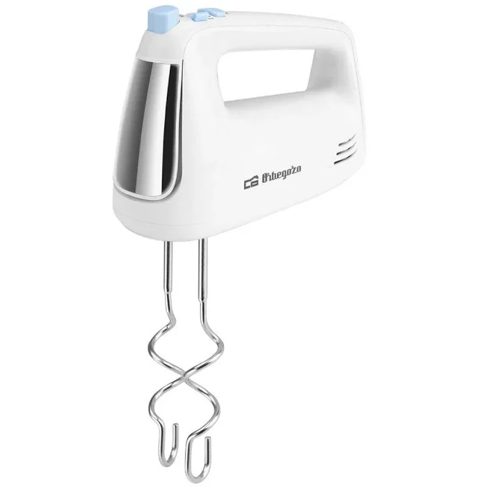 Orbegozo BA 3600 – Batidora Amasadora, 5 niveles de velocidad, botón turbo, varillas de acero inoxidable, 400 W