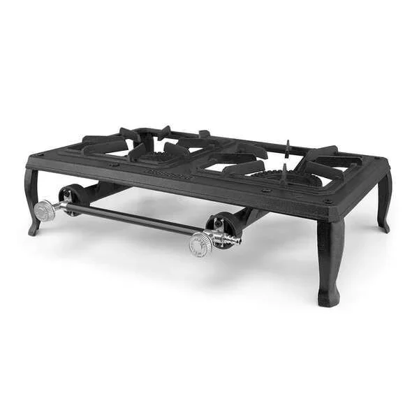 Orbegozo fo 6200 hornillo a gas portatil – potente y resistente para uso exterior – parrilla de hierro fundido – seguro y practico – 7kw de potencia