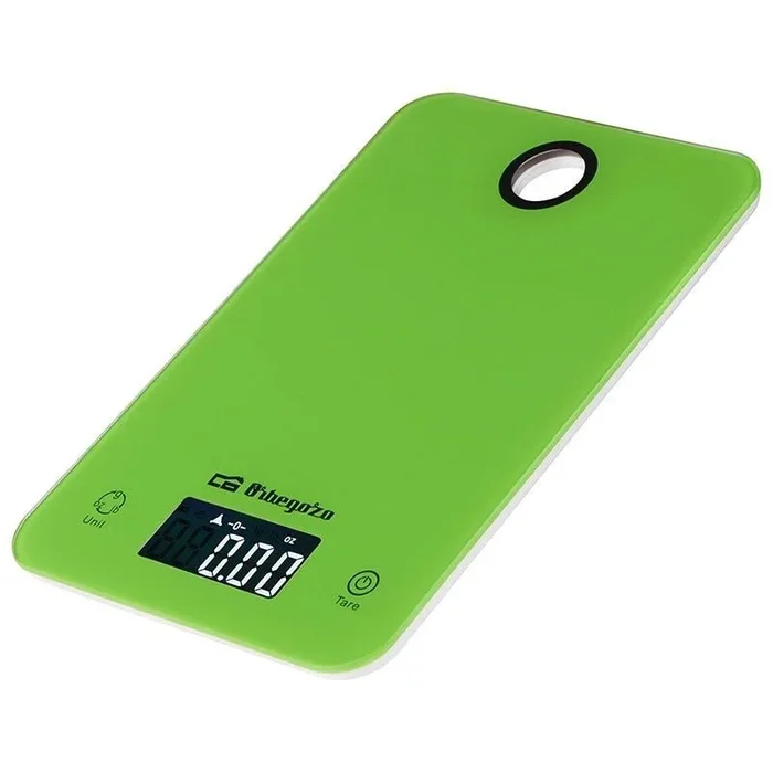 Orbegozo PC 1021 Verde Encimera Rectángulo Báscula electrónica de cocina