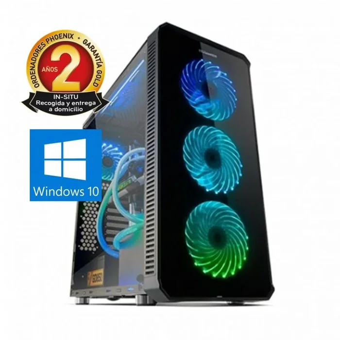 Ordenador phoenix gaming kronos intel i9 10900k vga nvidia rtx3070 8gb ddr6 32gb ddr4 1tb ssd + 2tb hdd atx pc windows 10