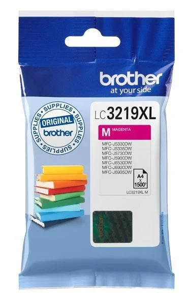 Original de tinta compatible con Brother MFC-J 5335 DW BROTHER lc3219 X LM – PREMIUM Impresora de tinta – Magenta – 1.500 páginas